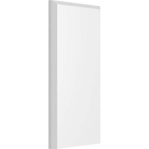 Ekena Millwork Standard Foster Plinth Block with Beveled Edge, 4 1/2"W x 9"H x 1/2"P PBP045X090X050FOS01 - main